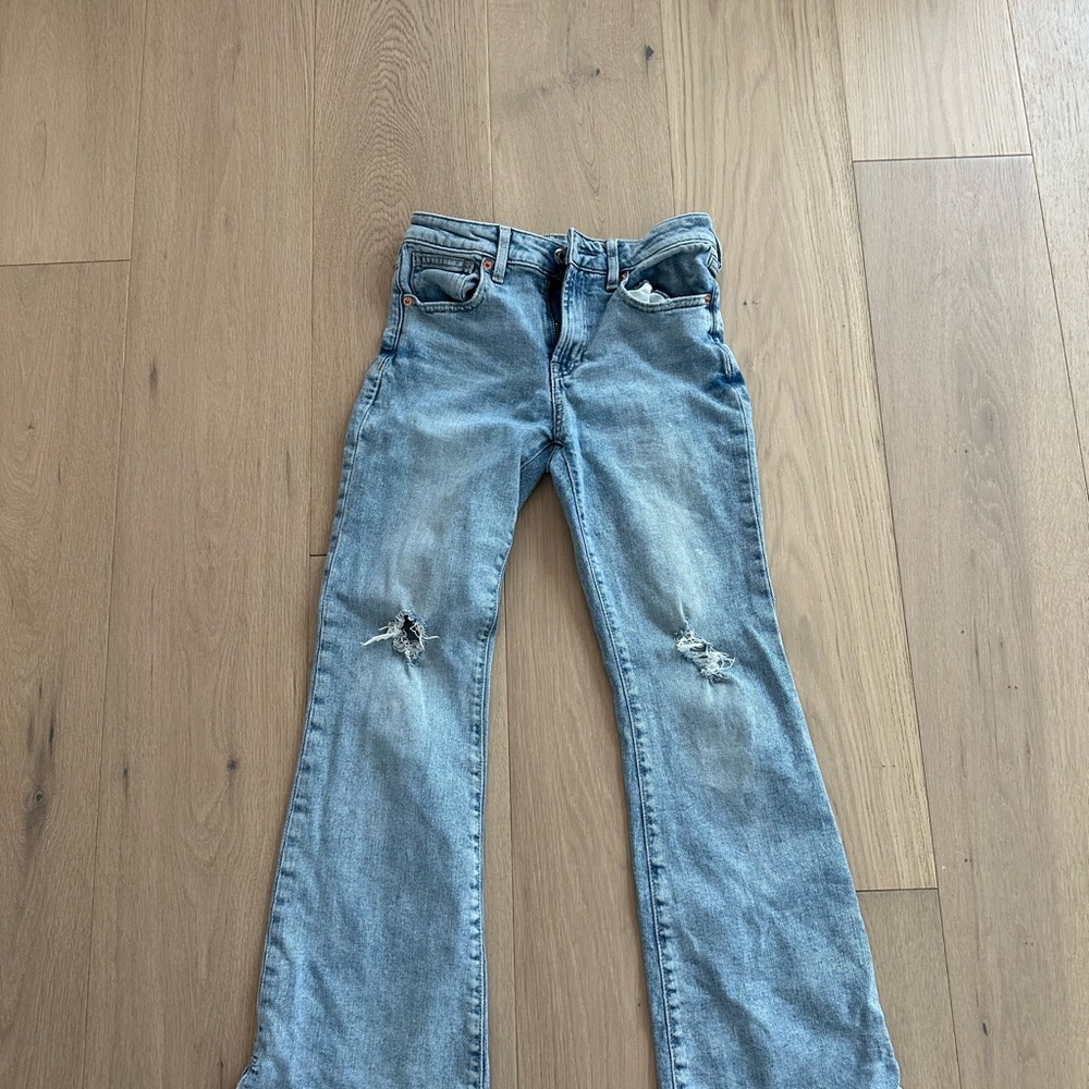 GAP Kids Light Blue Distressed Jeans